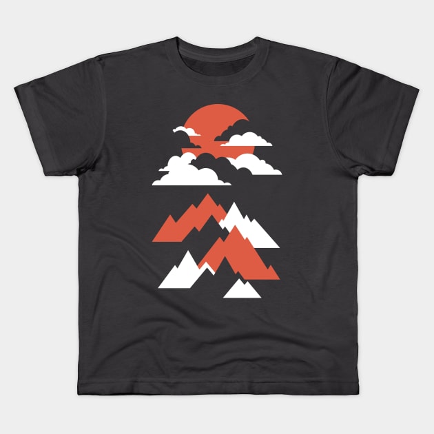 Sunrise Kids T-Shirt by ZekeTuckerDesign